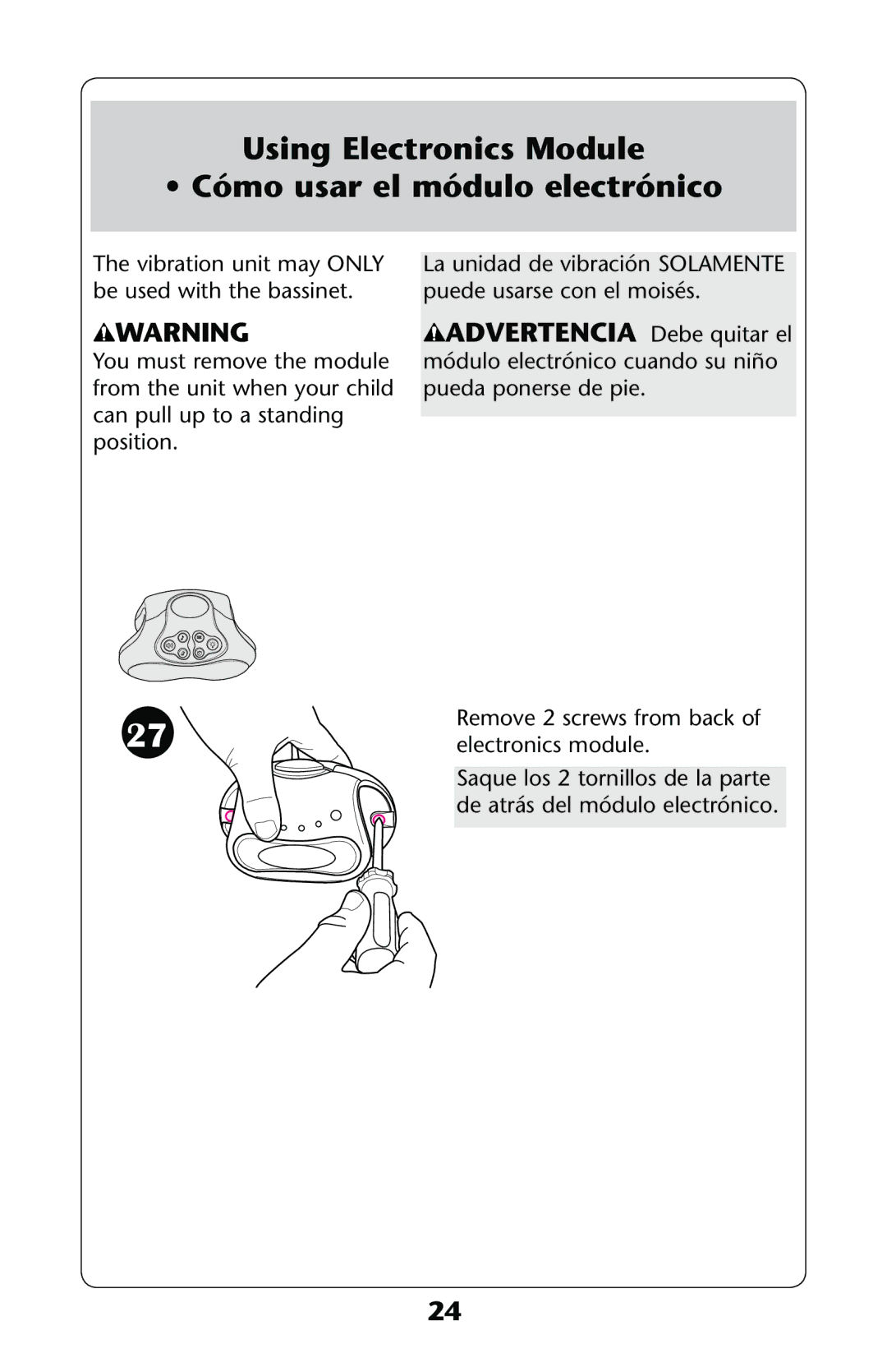 Graco PD193781A manual Puedaeponerseede PIE, Position, Electronicsrmodule 