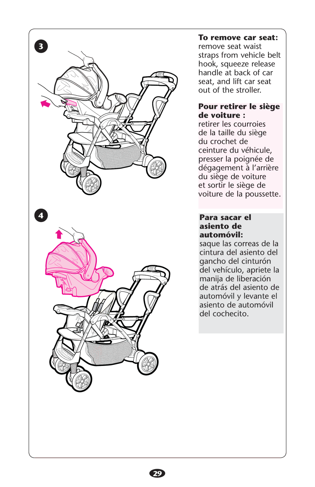 Graco PD194243C manual Automøvil 