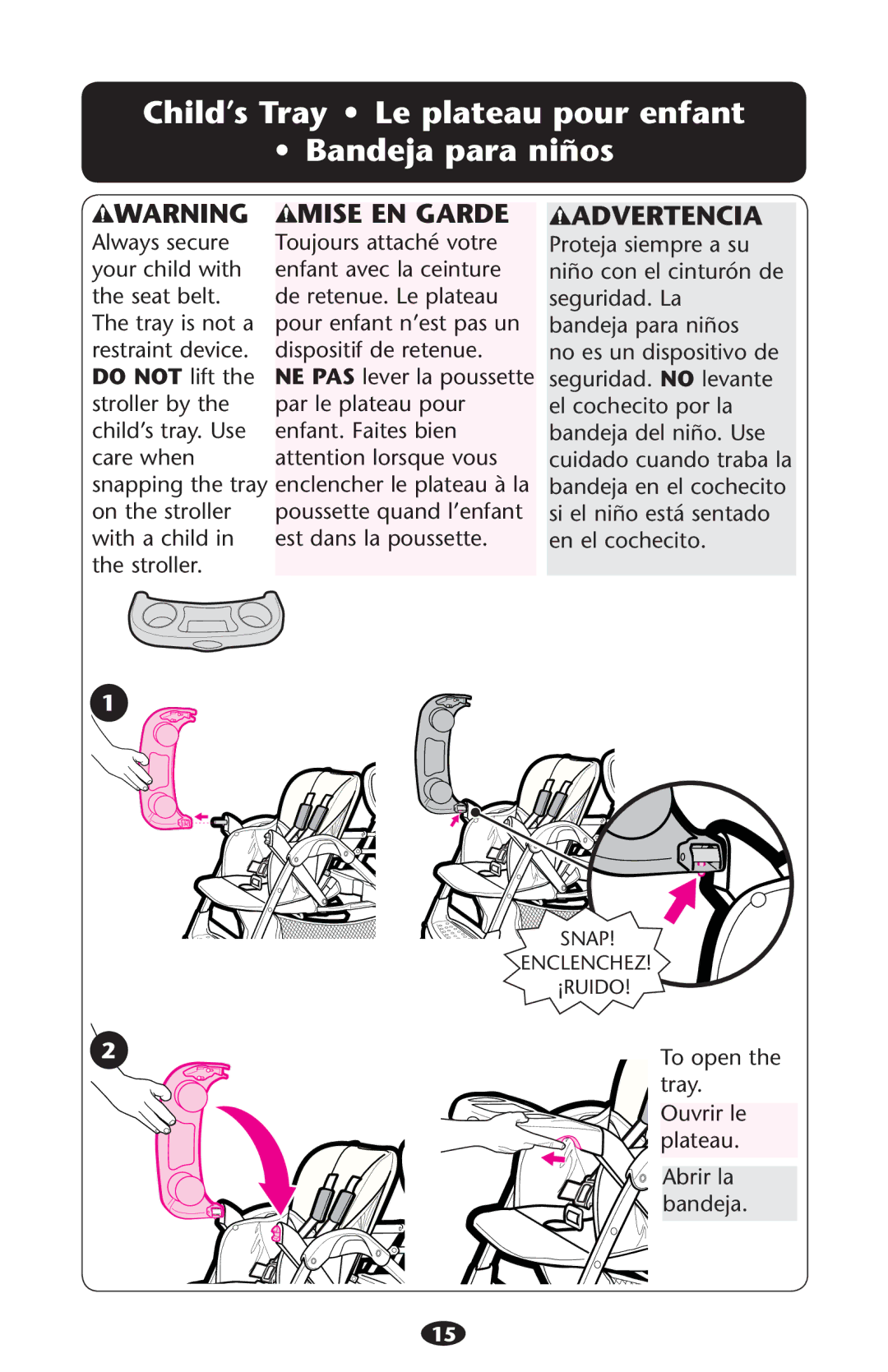 Graco PD194243D manual #HILDSS4RAYA ss ,E Plateautpour Enfant Ss Andejadpara NI×OS 