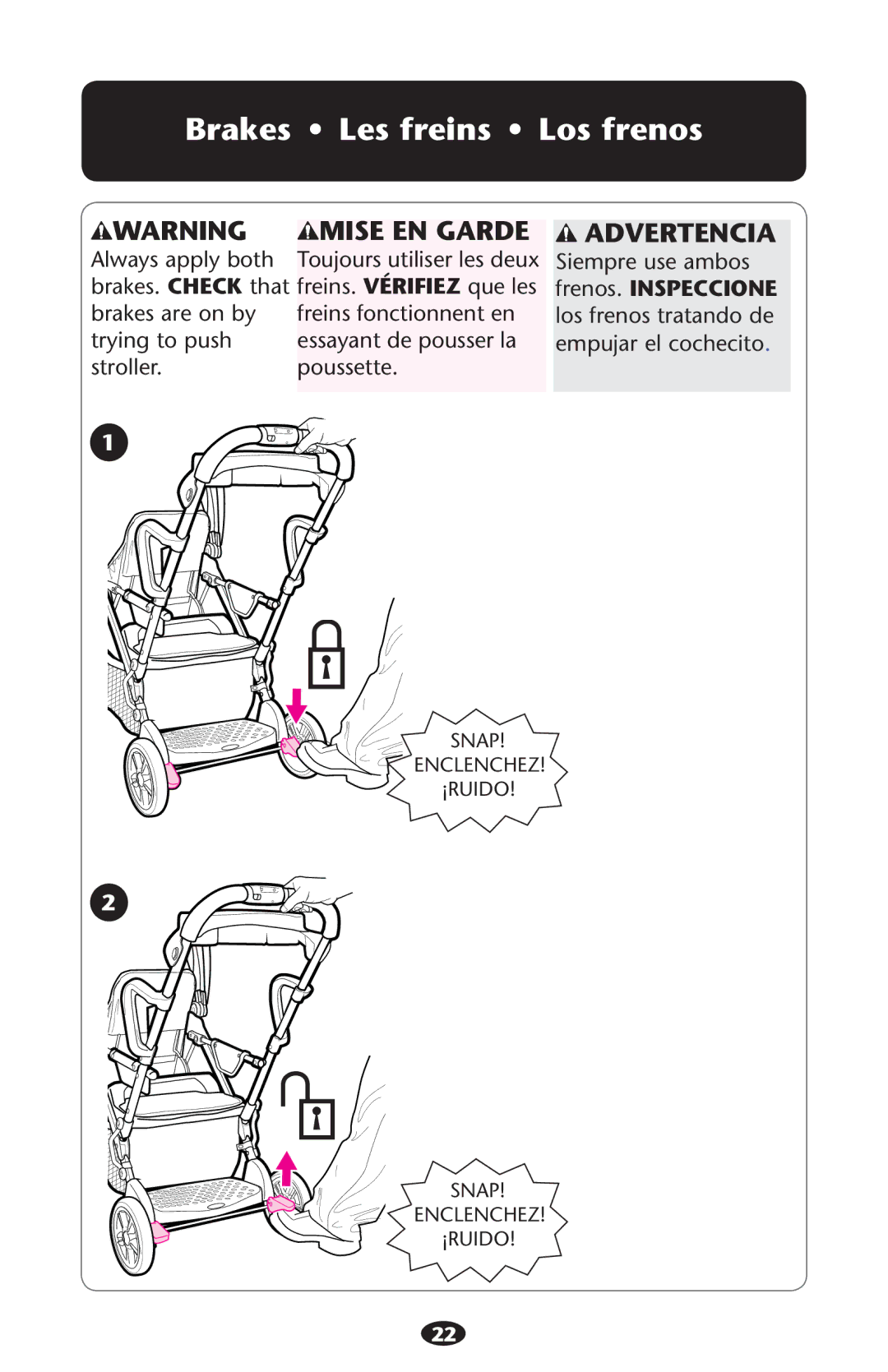 Graco PD194243D manual Rakes ss ,ESEFREINS ss ,OSOFRENOS 