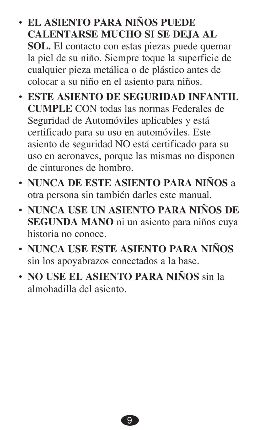 Graco PD194386A owner manual ‡ EL Asiento Para Niños Puede 