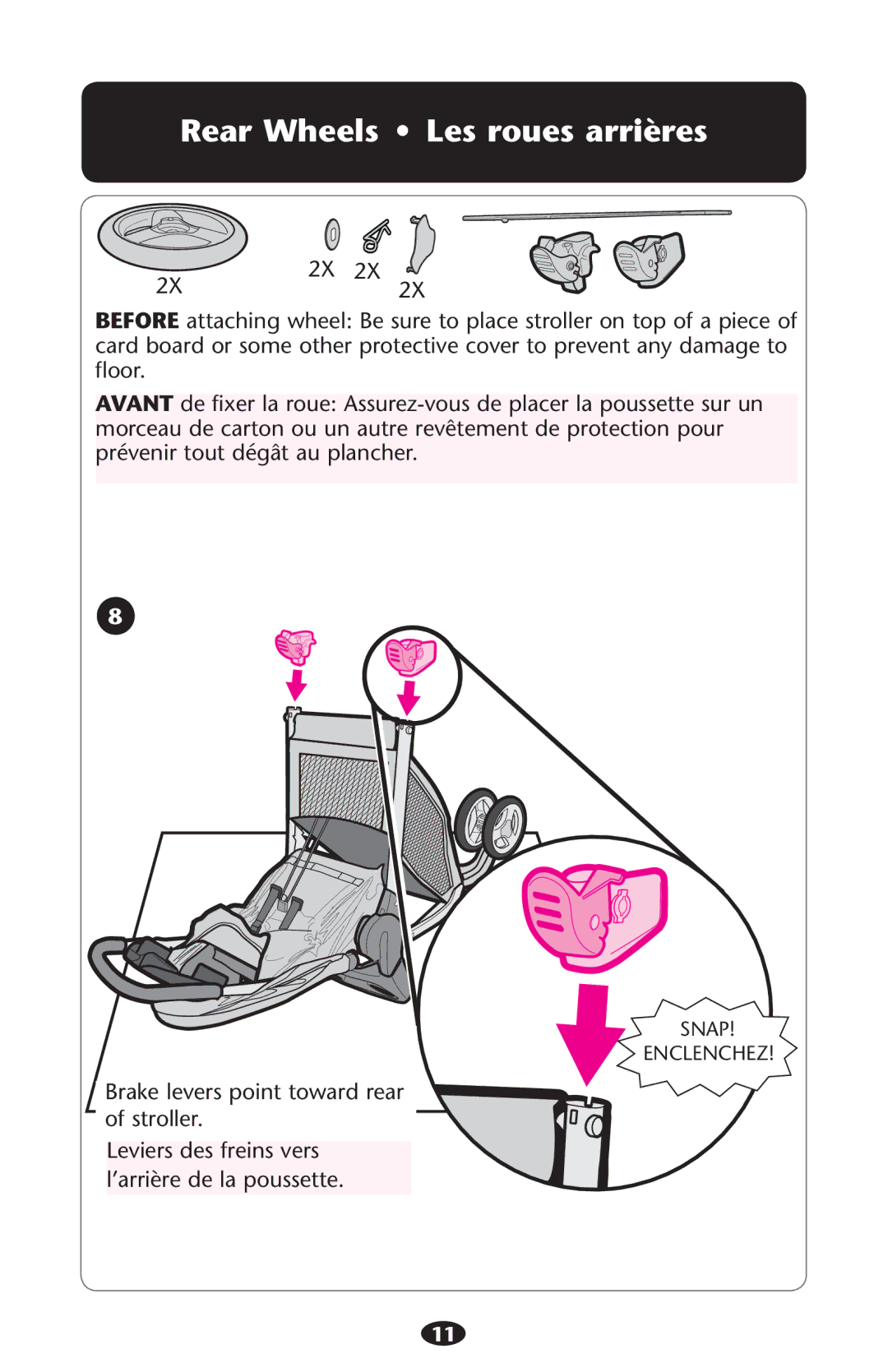 Graco PD197056A manual 2EAR 7HEELS ss ,ESEROUESUARRIÒRES 