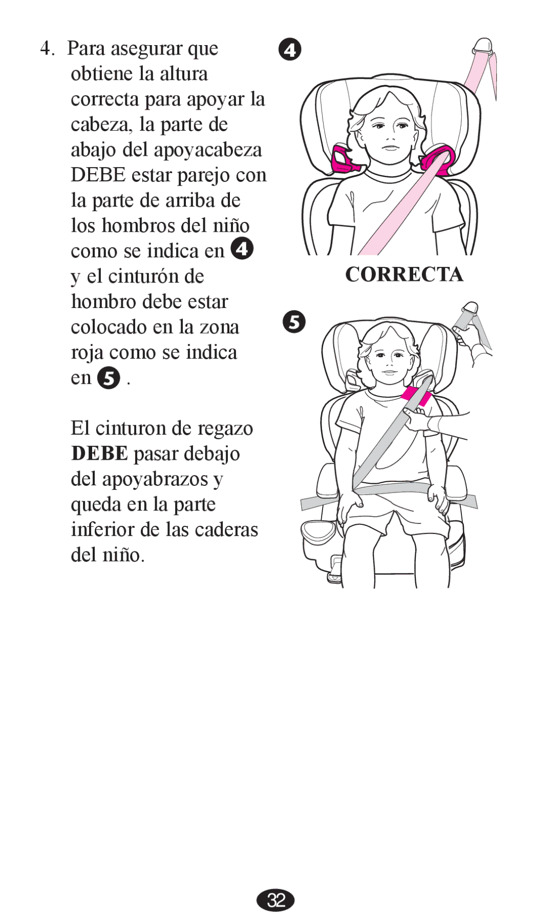 Graco PD202326A owner manual Correcta 