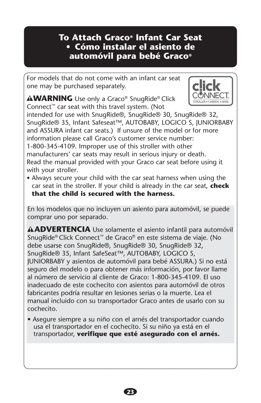 Graco PD204226C manual To Attach Graco Infant Car Seat 