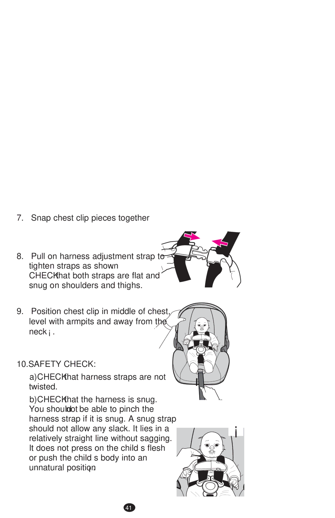 Graco PD204226C manual Safety Check 