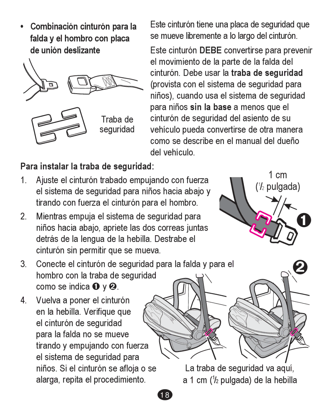 Graco PD204226C manual Pulgada 