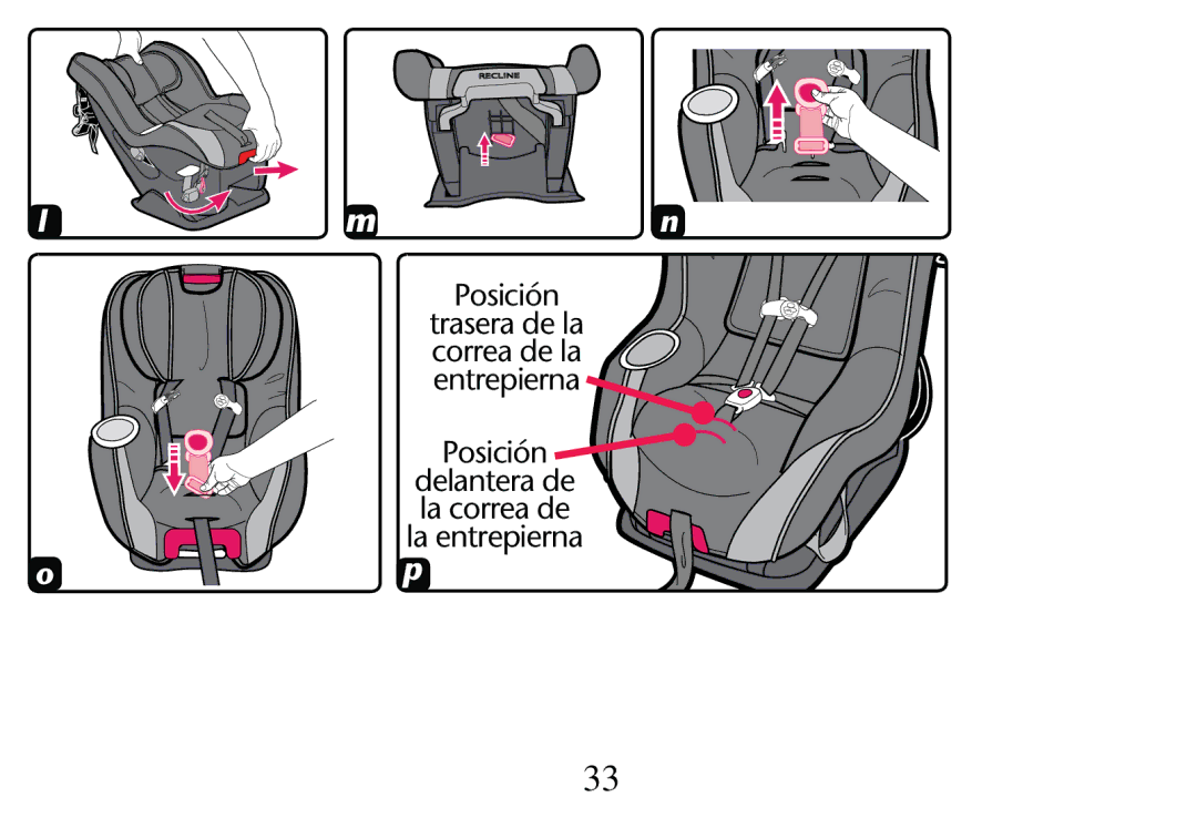 Graco PD205009A owner manual Correa de la 