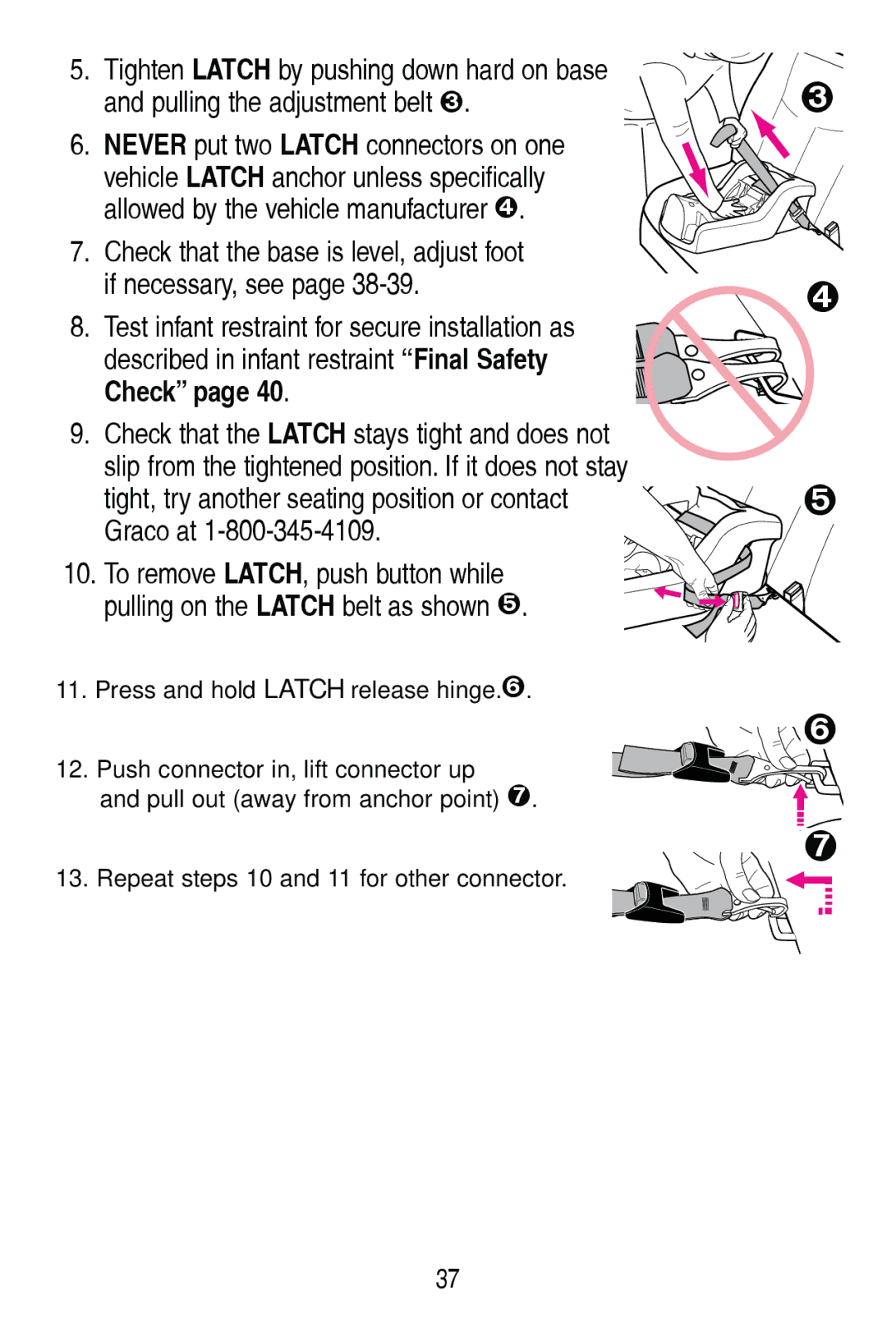 Graco PD206938A manual LiQhfhvvdu\VhhSdjh, Khfn´Sdjh, UdfrDw 