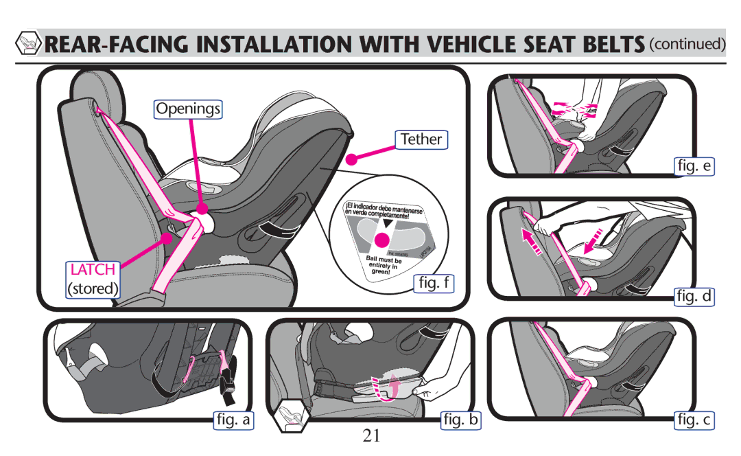 Graco PD209998A owner manual LgGe LgGf, LgGa LgGb 