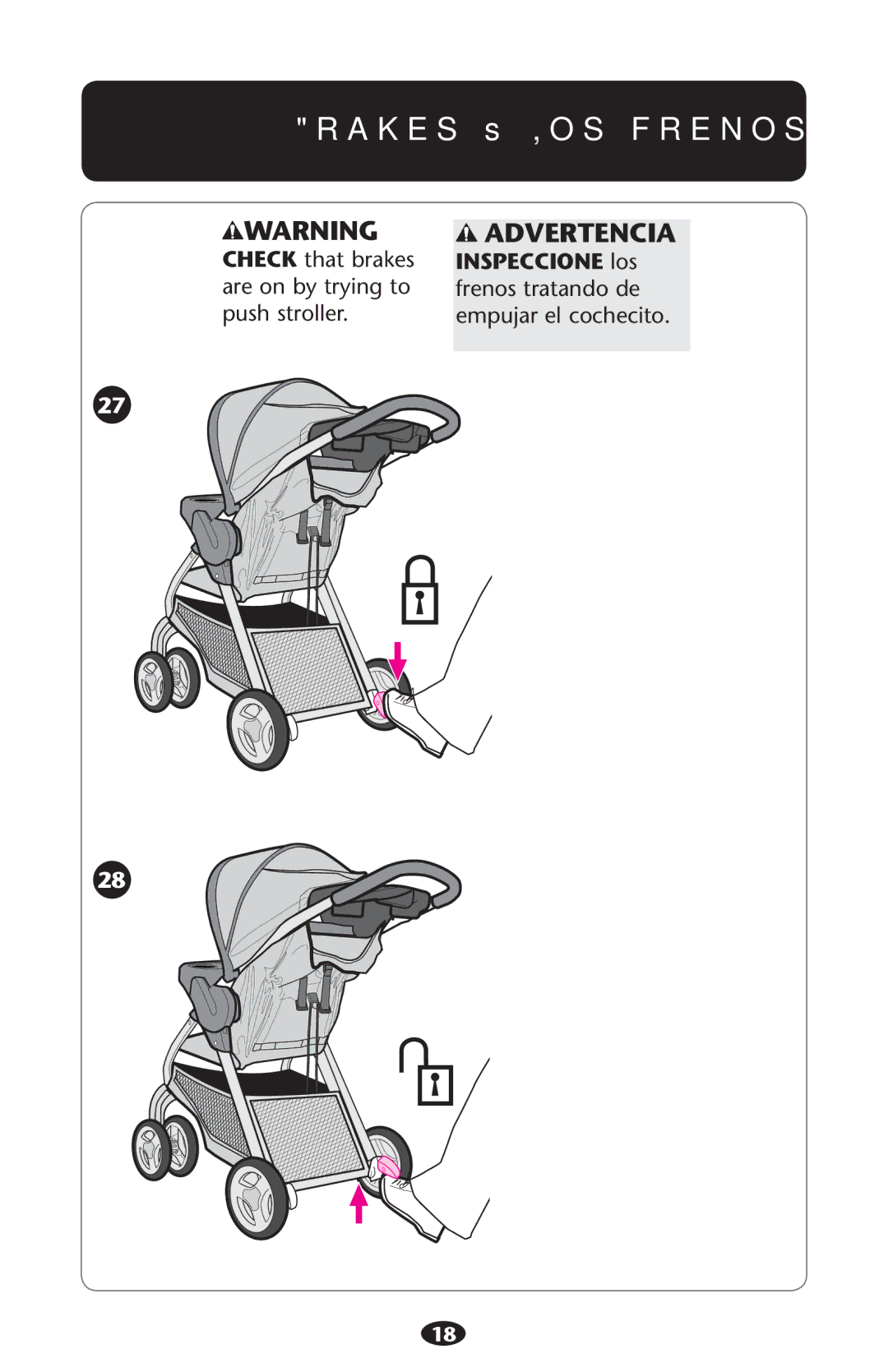 Graco PD210478B manual Rakes ss ,OSOFRENOS 