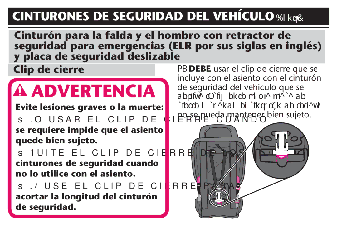 Graco PD212616B owner manual Advertencia 