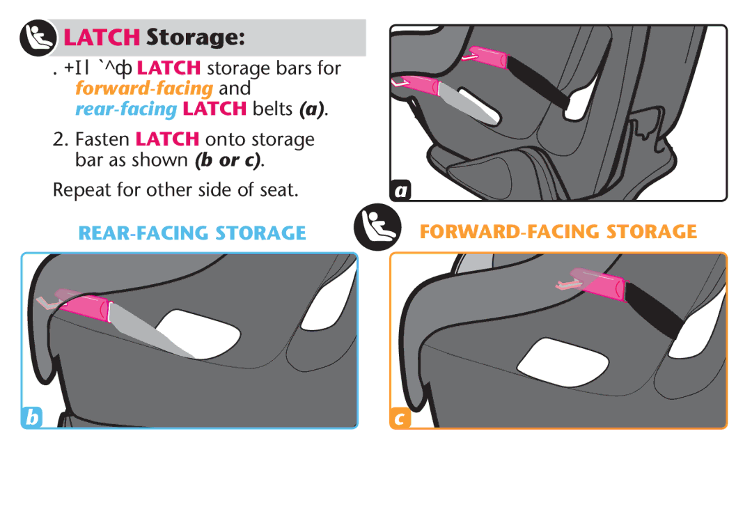 Graco PD212616B owner manual FORWARD-FACING Storage 