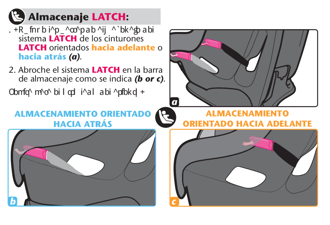 Graco PD212616B Almacenaje Latch,  5BIQUEBLASQBARRAS Deaalmacenaje DEL, 2EPITA Paraael Otrorlado DEL ASIENTO 