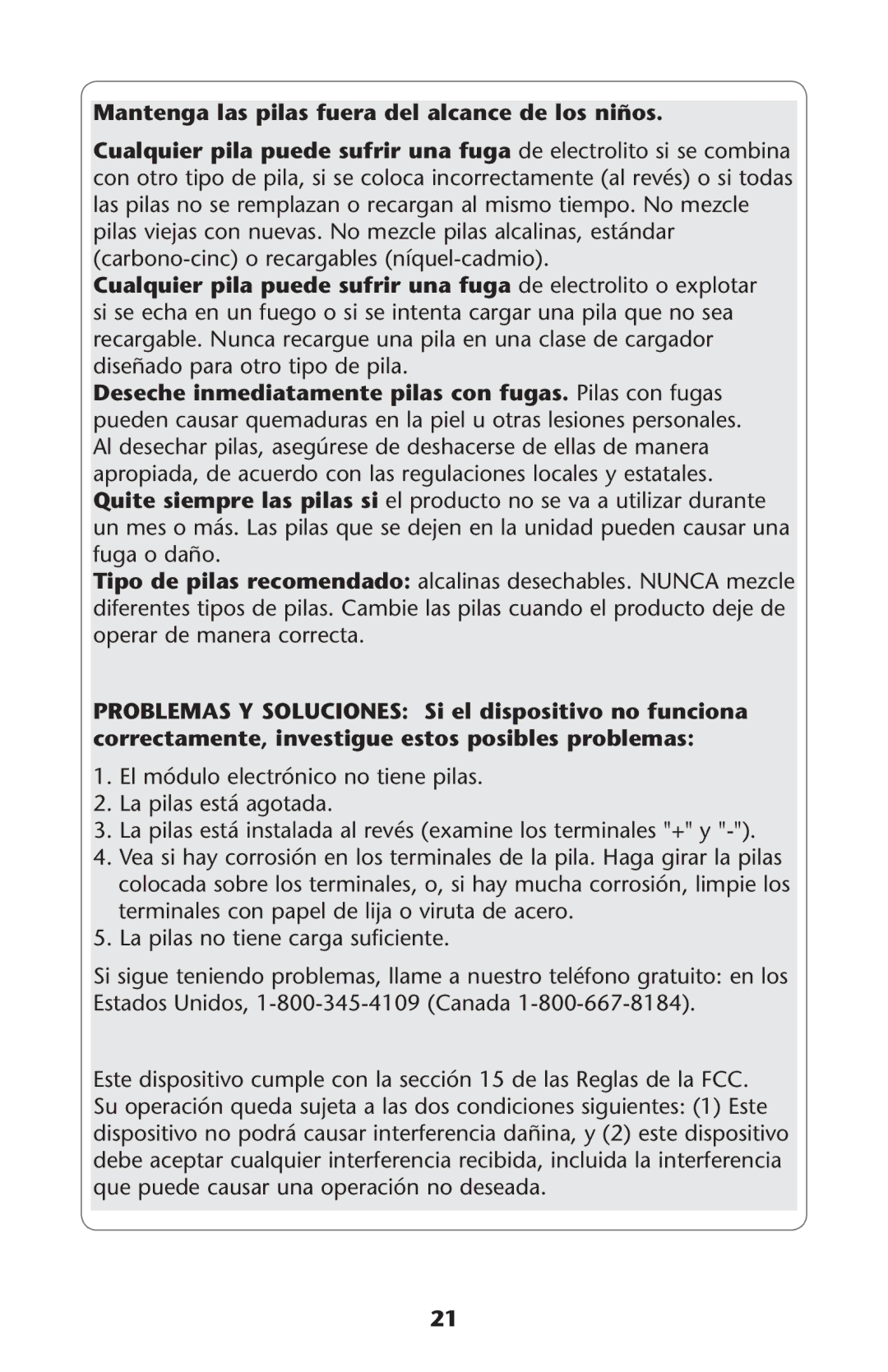 Graco PD213070A owner manual Mantenga las pilas fuera del alcance de los niños,  ,A Pilaslno TIENEECARGARSUFICIENTE 