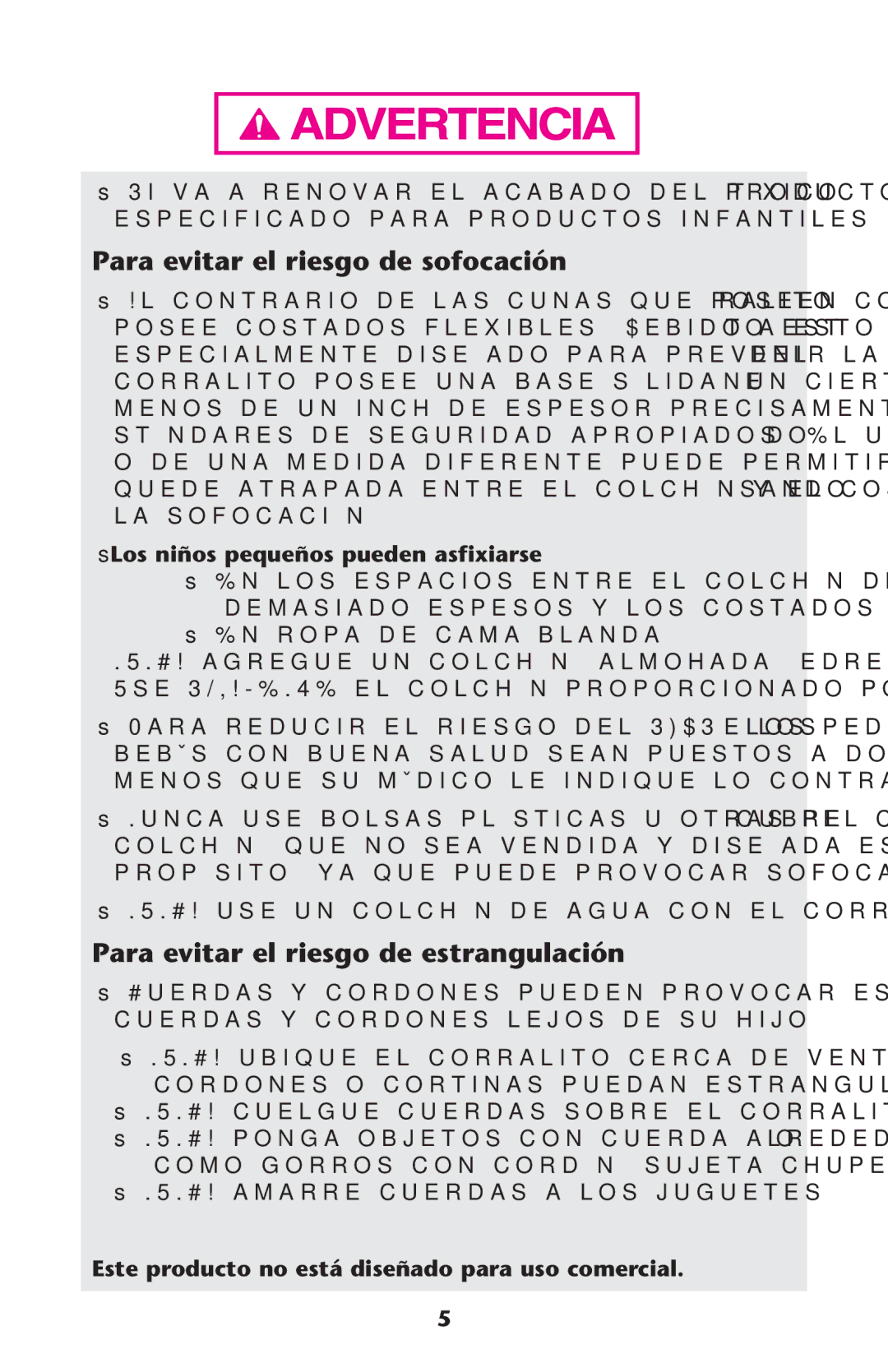 Graco PD213070A owner manual SsLos niños pequeños pueden asfixiarse, N Ropa DE Cama BLANDA 