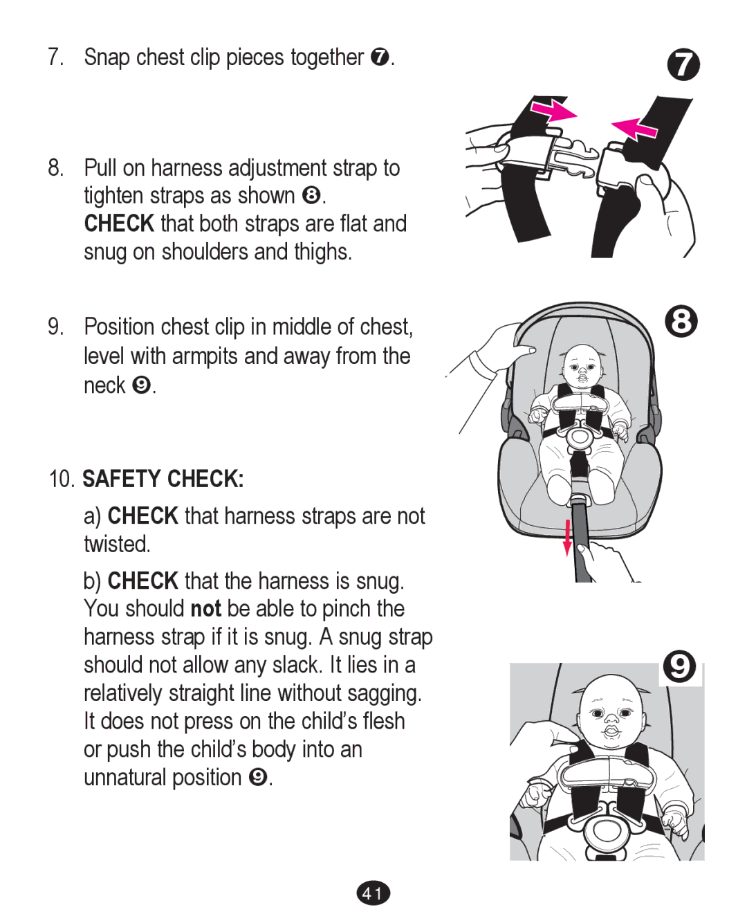 Graco PD213671A manual Safety Check 