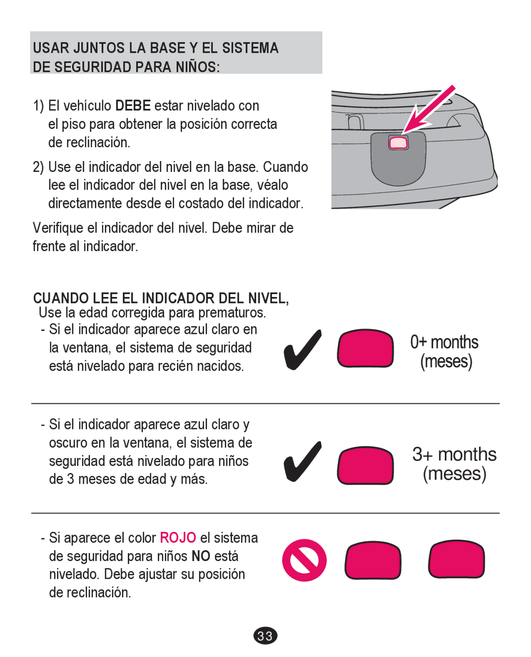 Graco PD213671A manual Usar Juntos LA Base Y EL Sistema DE Seguridad Para Niños 