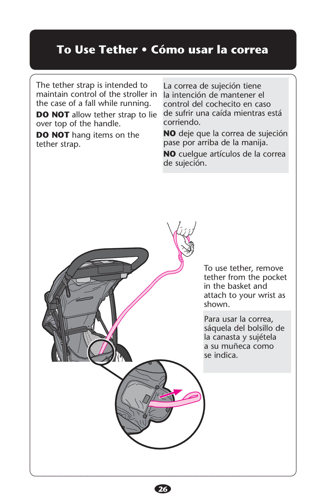 Graco PD213968A manual 4O 5SE 4ETHER s4#ØMO Usarrla Correa 