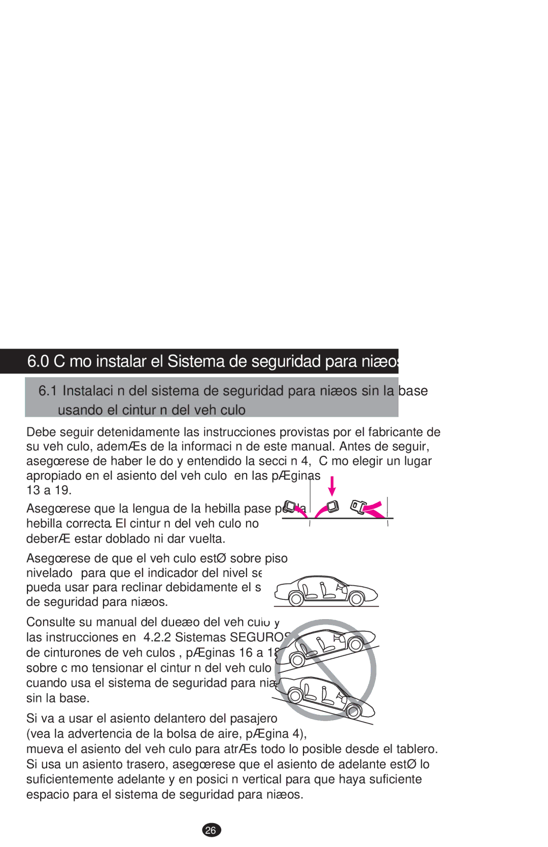 Graco PD213968B manual Cómo instalar el Sistema de seguridad para niños/base 