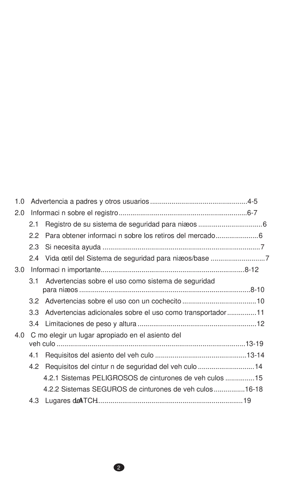 Graco PD213968B manual Cómo elegir un lugar apropiado en el asiento del 