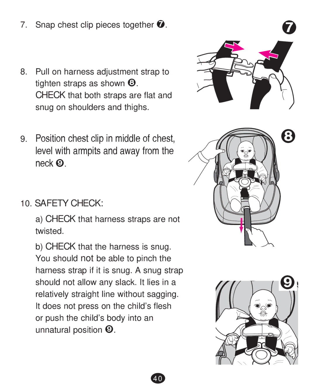 Graco PD215585A manual Safety Check 