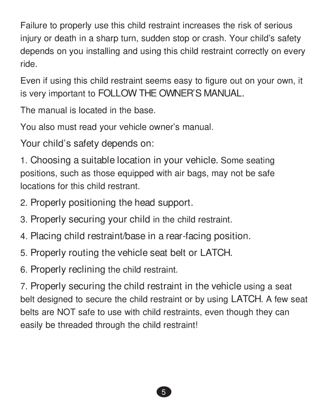 Graco PD215585A manual Properly reclining the child restraint 