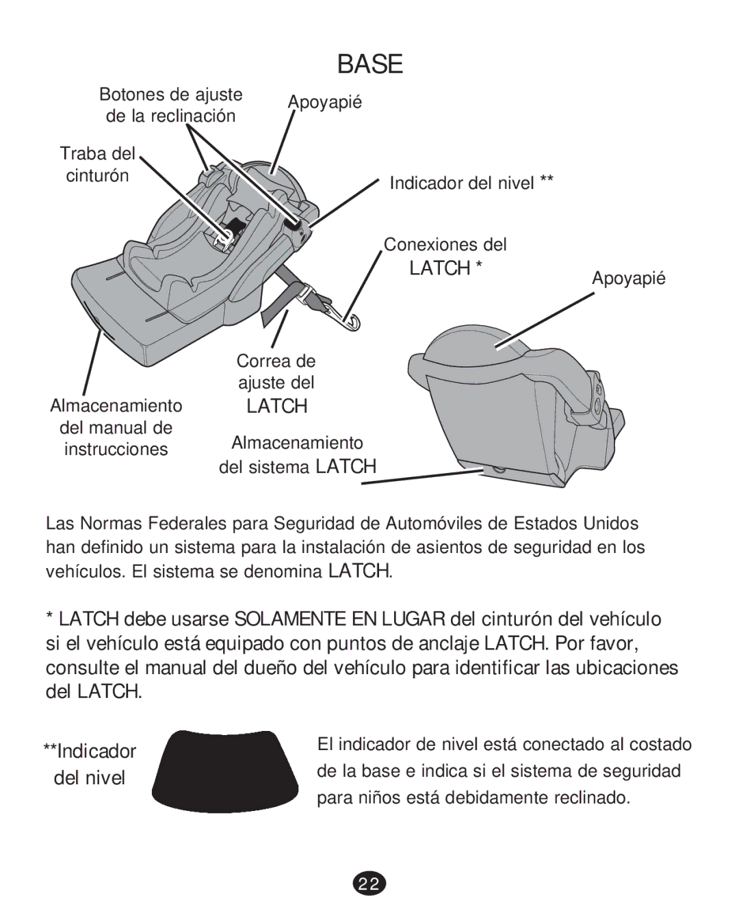 Graco PD215585A manual Del nivel 