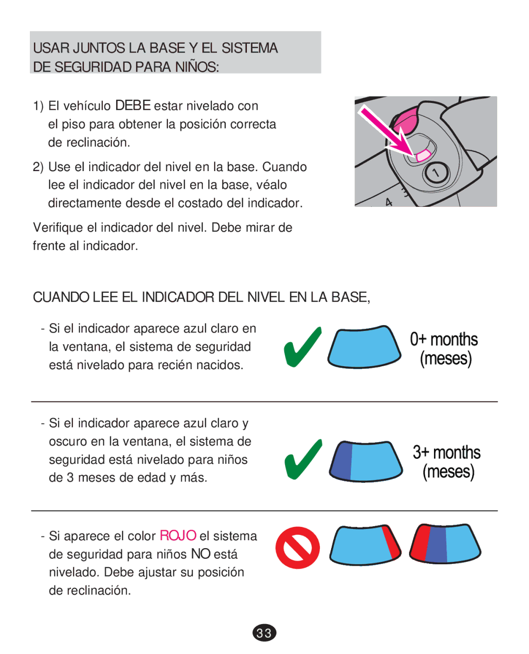 Graco PD215585A manual Usar Juntos LA Base Y EL Sistema DE Seguridad Para Niños 