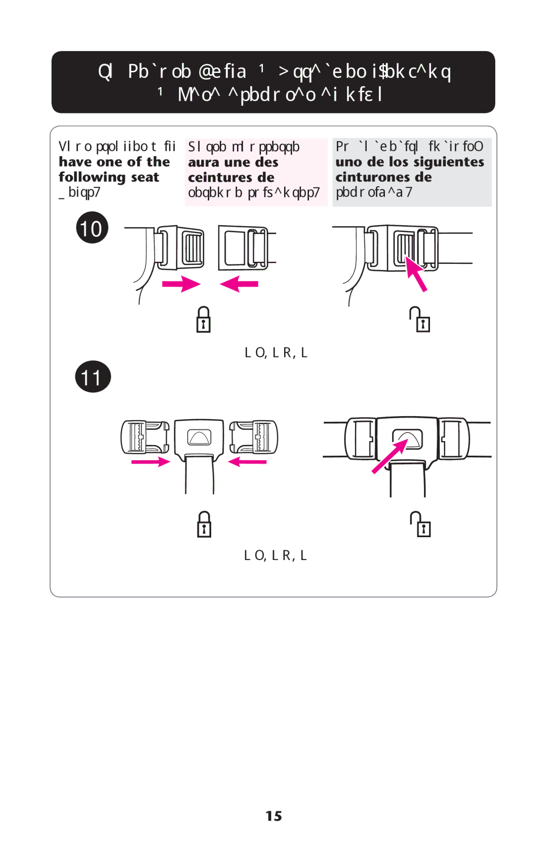 Graco PD216493B owner manual Belts 