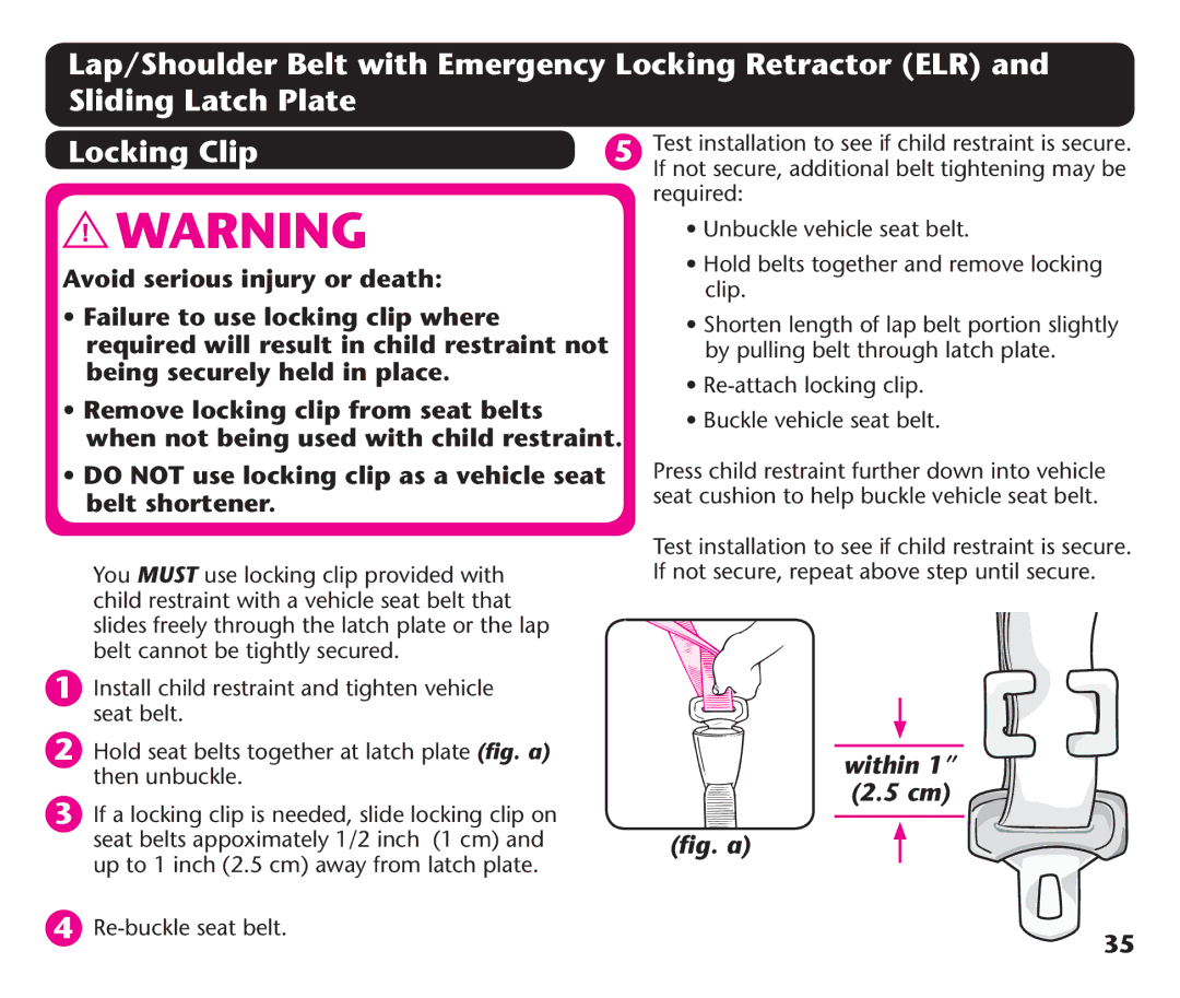 Graco PD220686A instruction manual Required, Then UNBUCKLE, 2EBUCKLEUSEAT BELT 