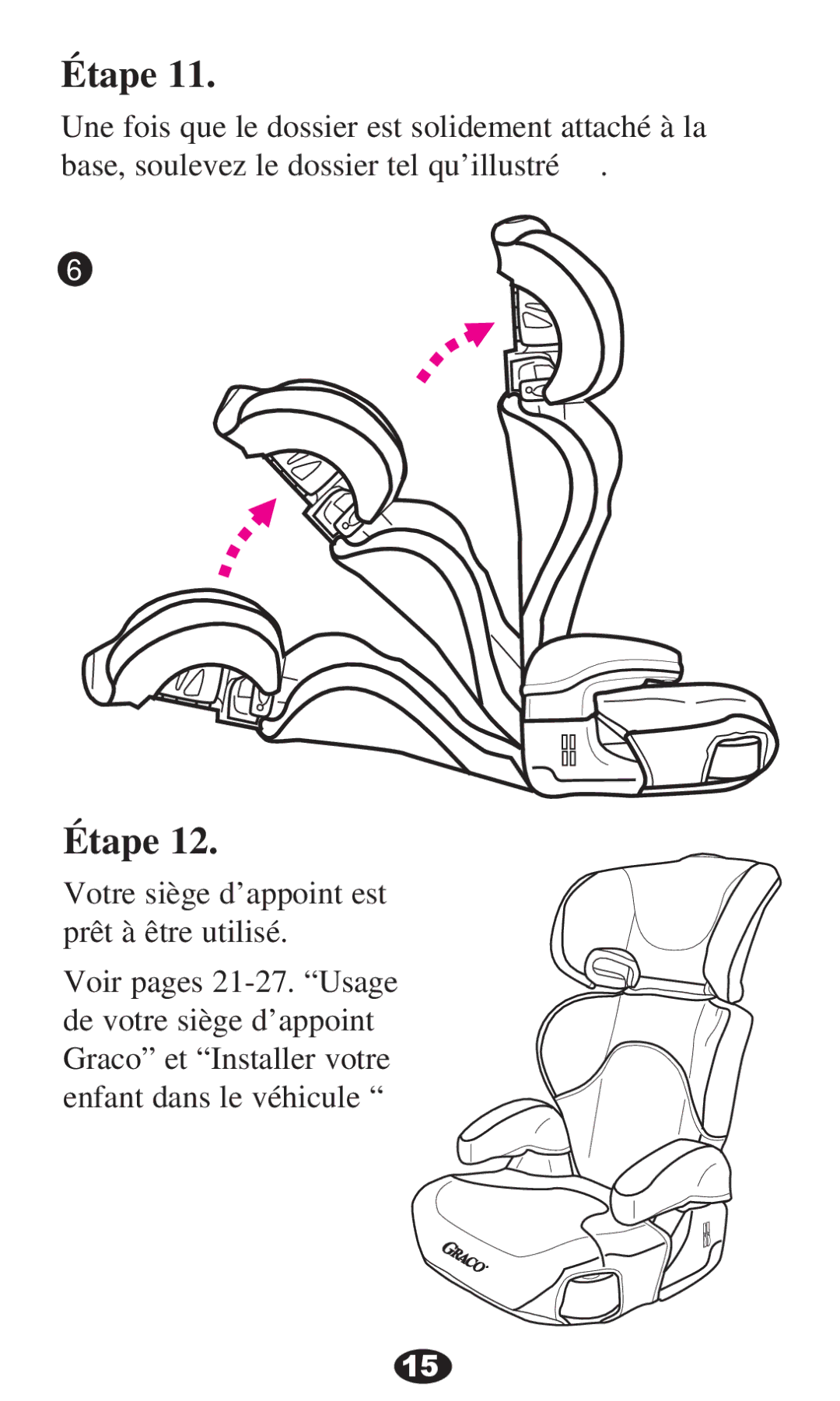 Graco PD220791A 8/12 owner manual Étape 