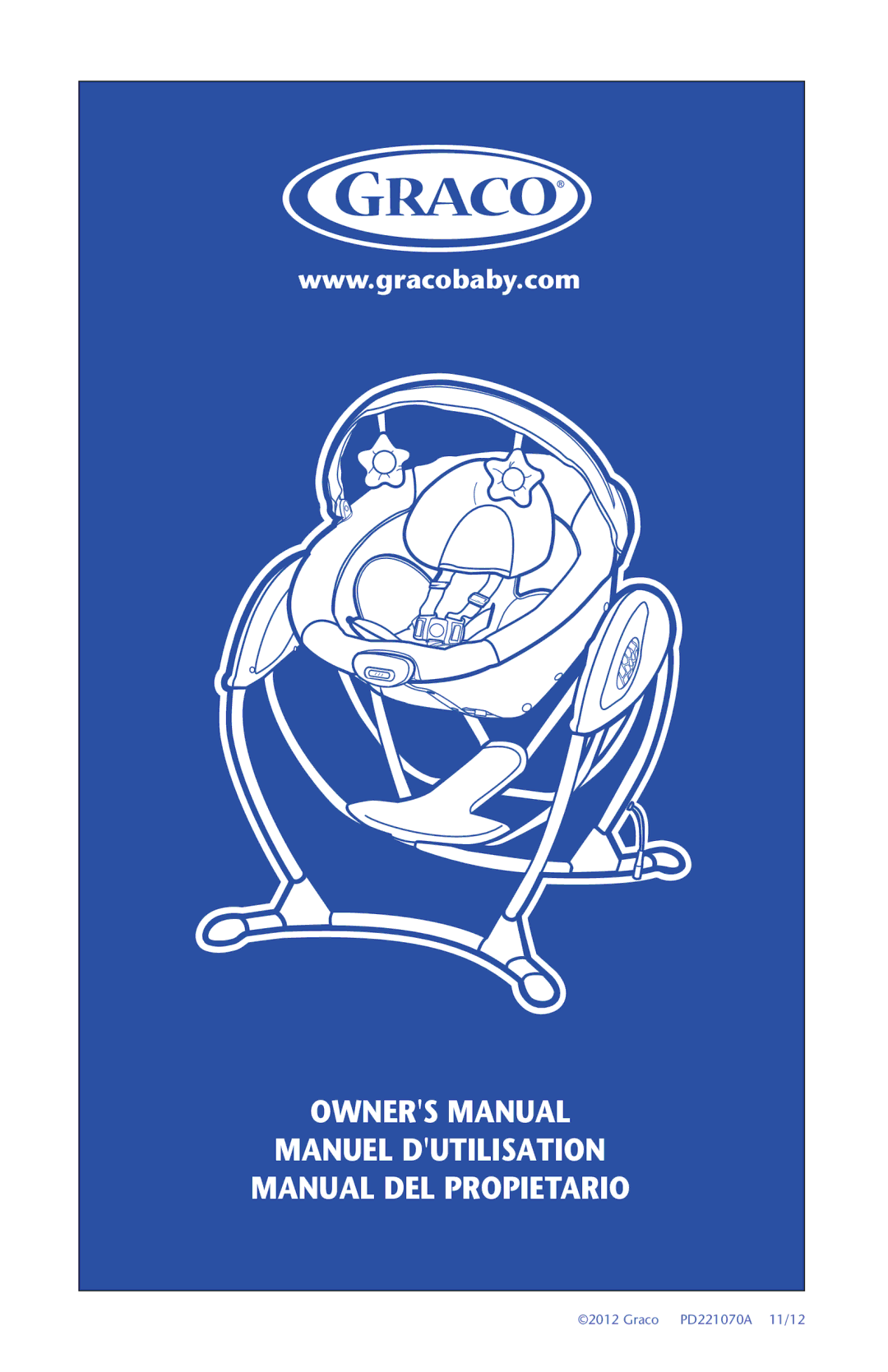 Graco PD221070A owner manual Manuel Dutilisation Manual DEL Propietario 