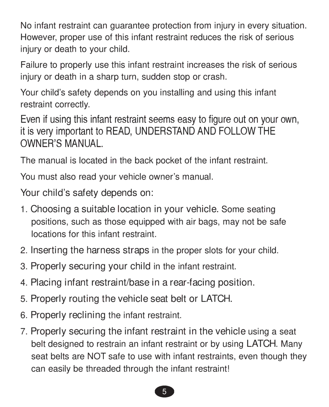 Graco PD223368A manual Properly reclining the infant restraint 