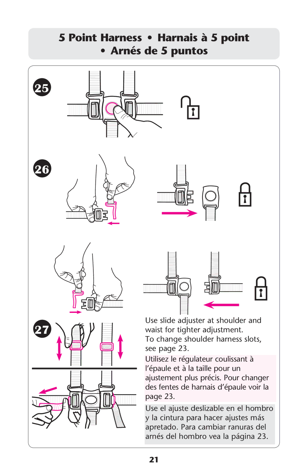 Graco PD224061A owner manual 0OINTIARNESSN s ARNAISNÌÌPOINT Ss !RNÏSNDE PUNTOS 