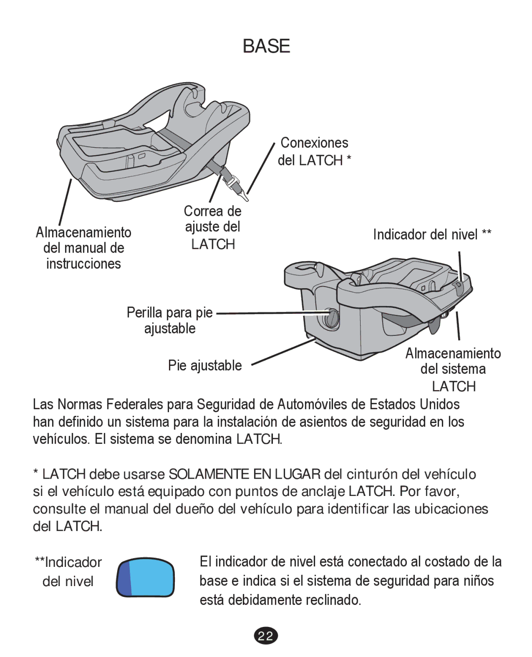 Graco PD226446B manual Latch 