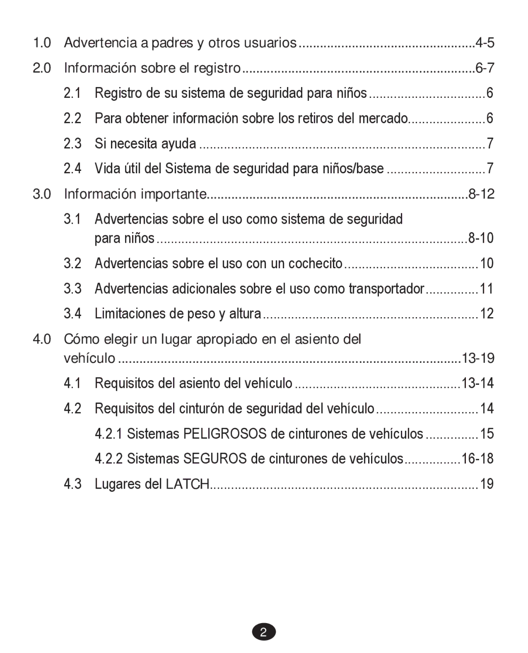 Graco PD226446B manual Cómo elegir un lugar apropiado en el asiento del 