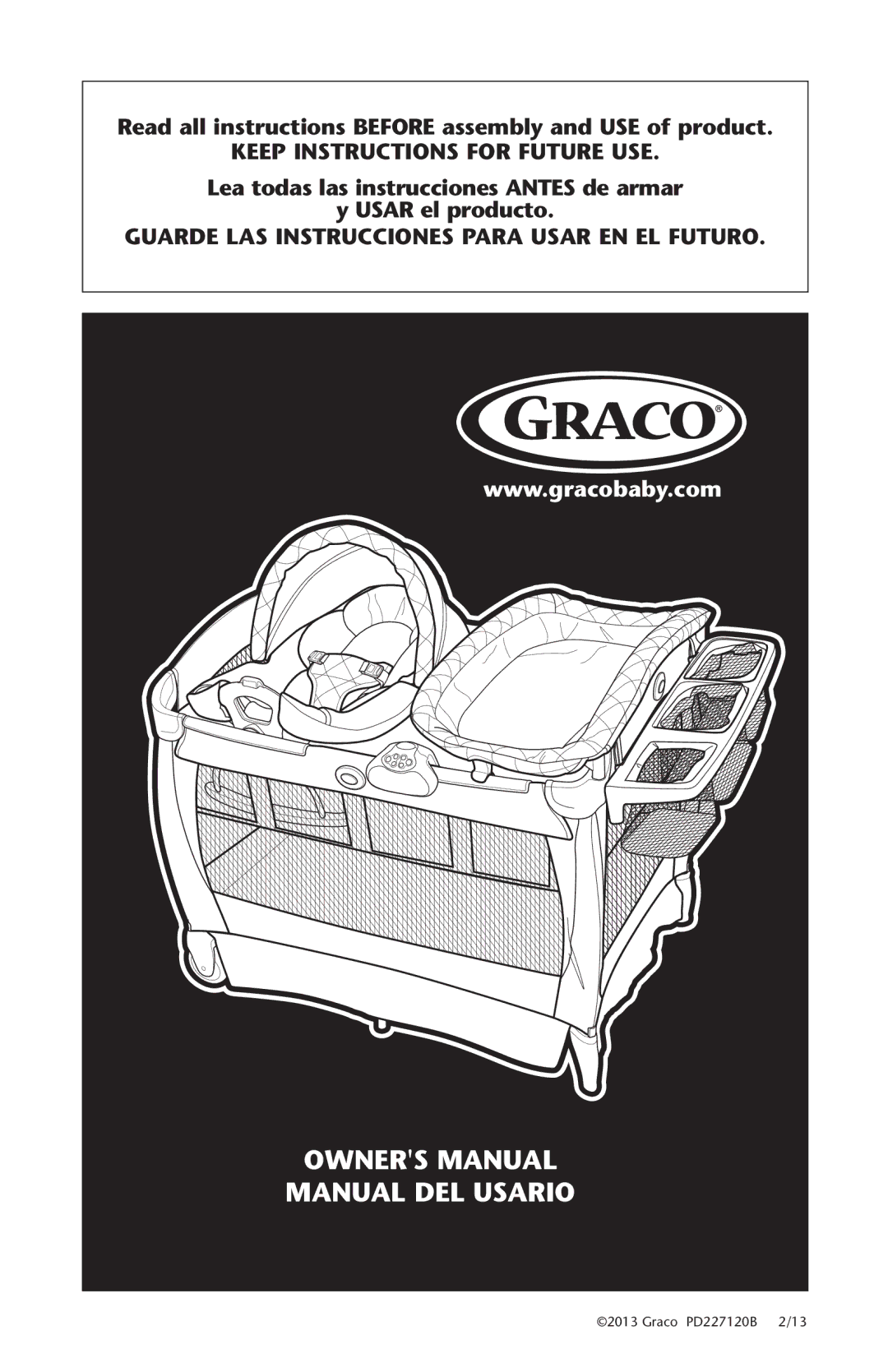 Graco PD227120B owner manual Manual DEL Usario 