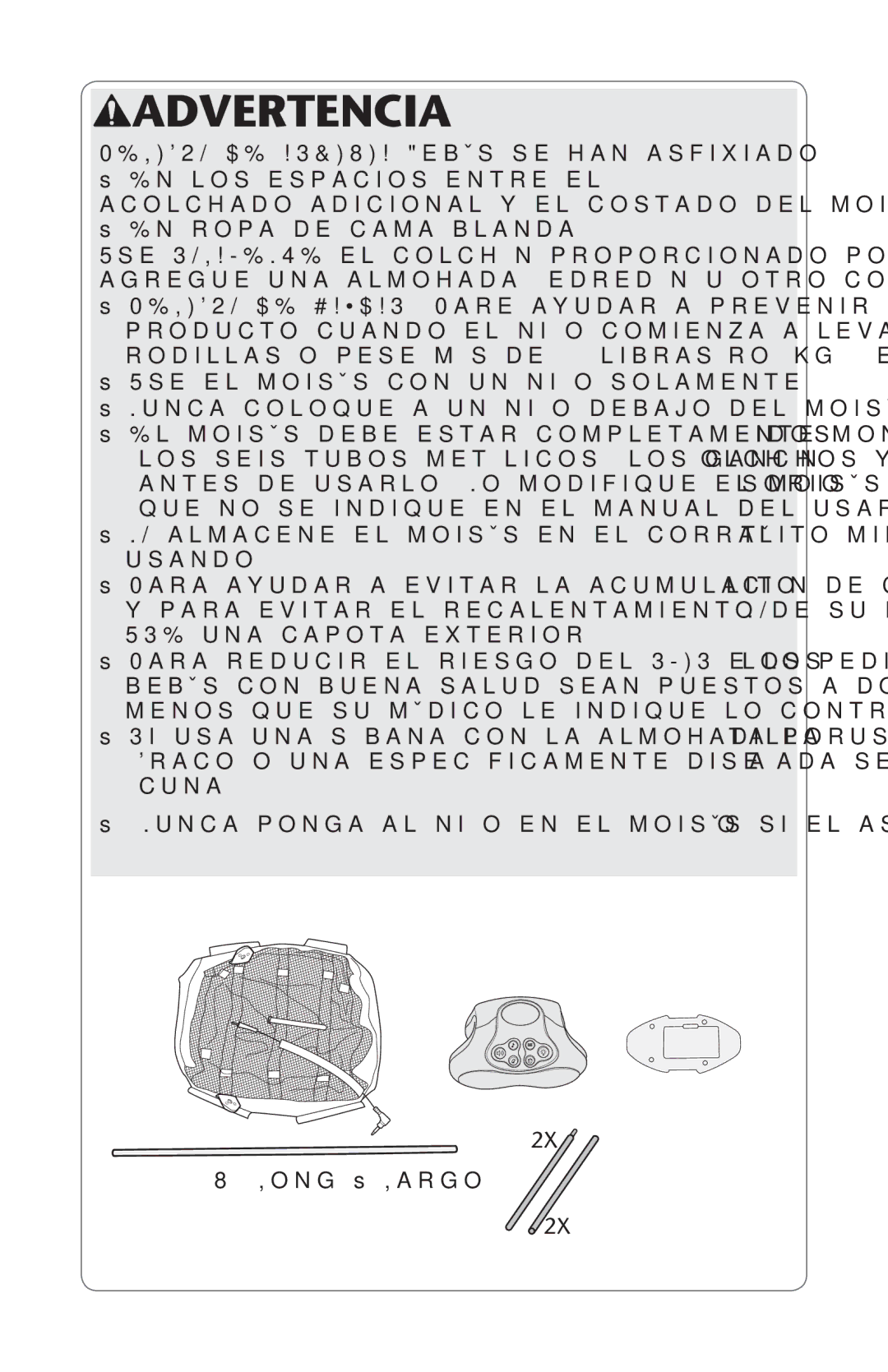 Graco PD227120B owner manual Advertencia, 5SES3/,!-%.4%-EL COLCHØNCPROPORCIONADONPORORACO .5.# 