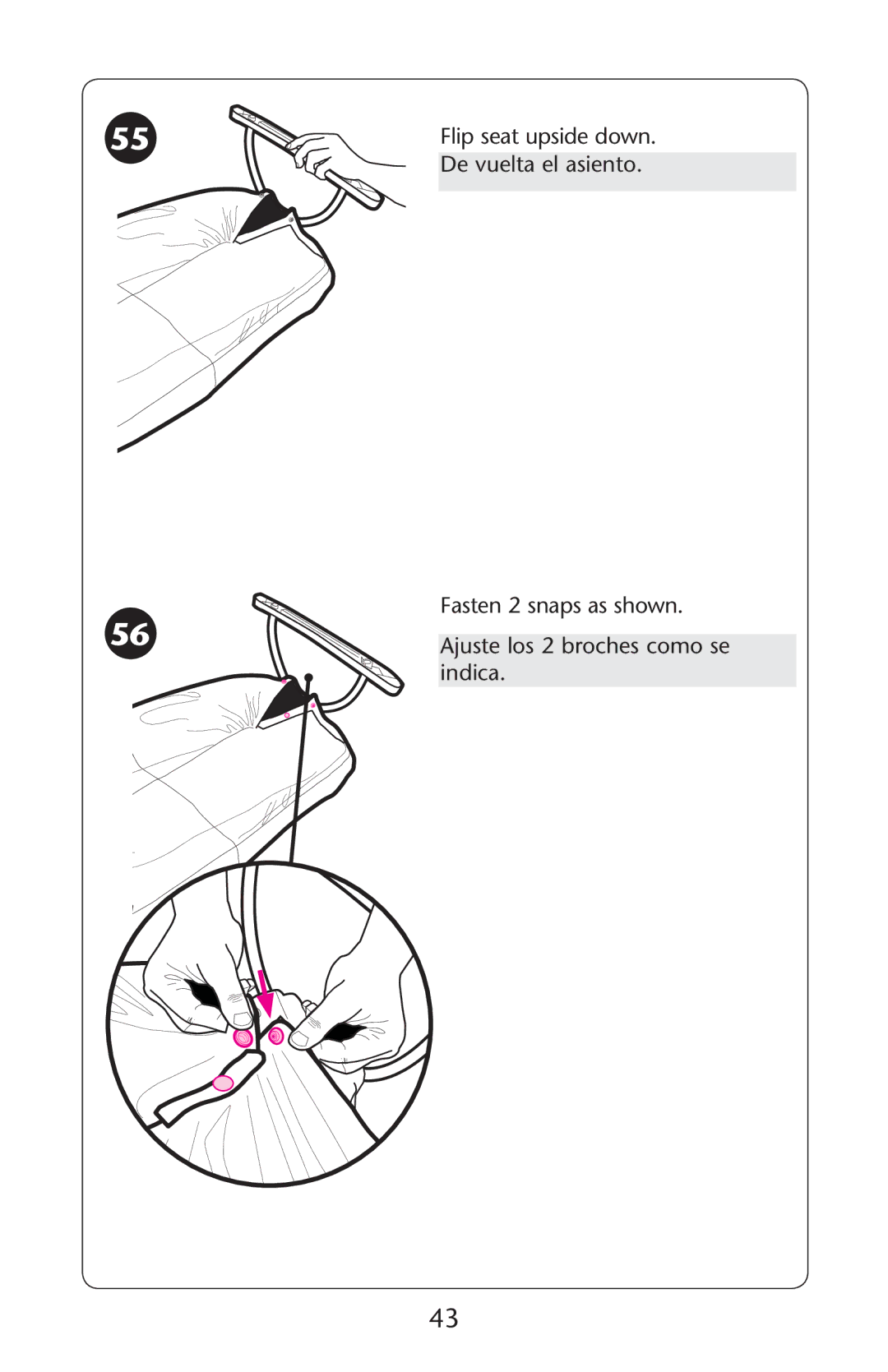 Graco PD227120B owner manual Juste LOSOBROCHESCCOMO SE INDICA 