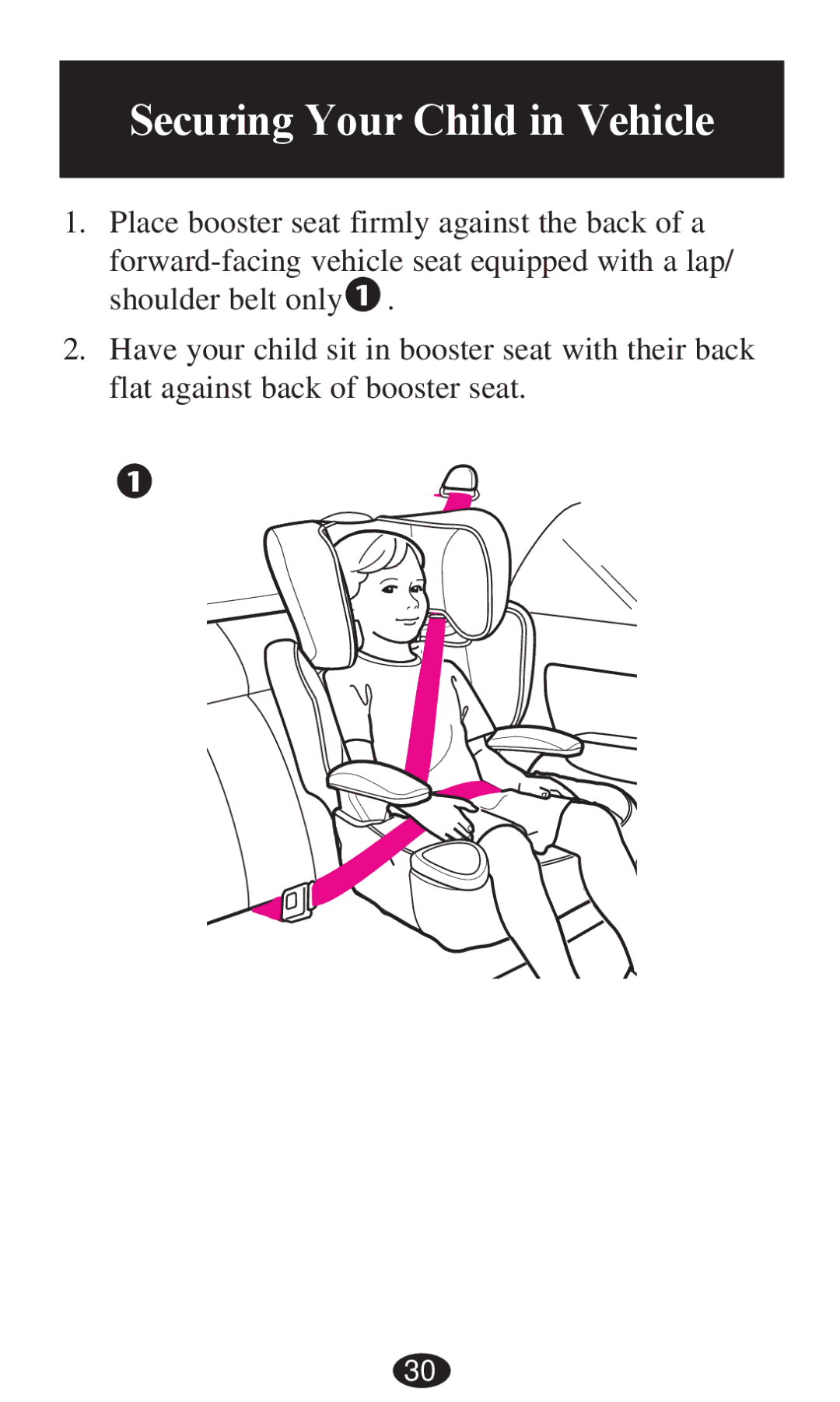 Graco PD236799A 3/13 owner manual Securing Your Child in Vehicle 