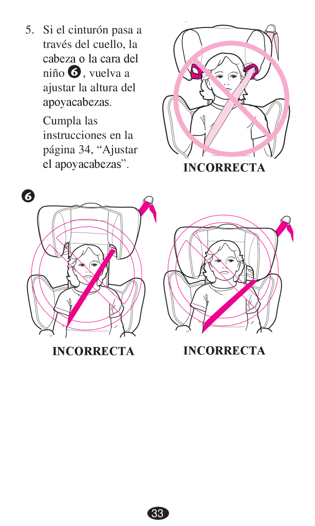 Graco PD236799A 3/13 owner manual Incorrecta 