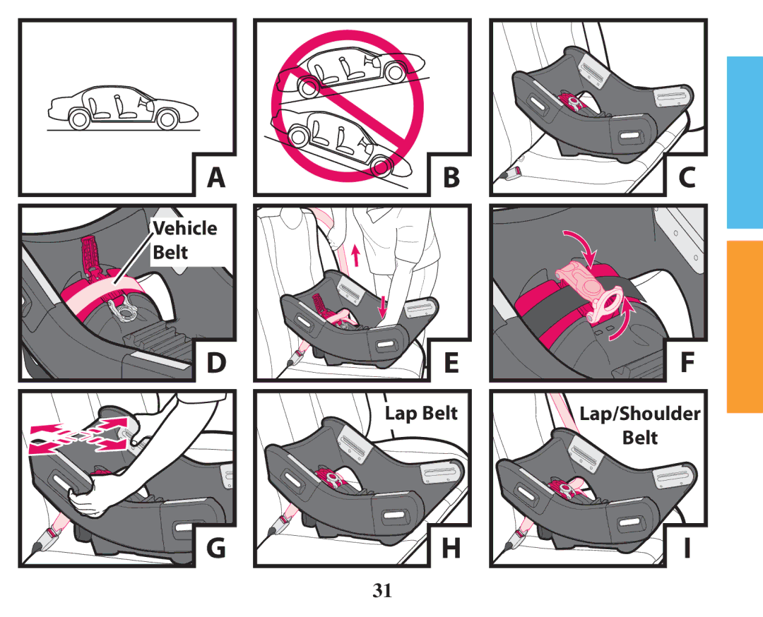 Graco PD238744A owner manual Vehicle 