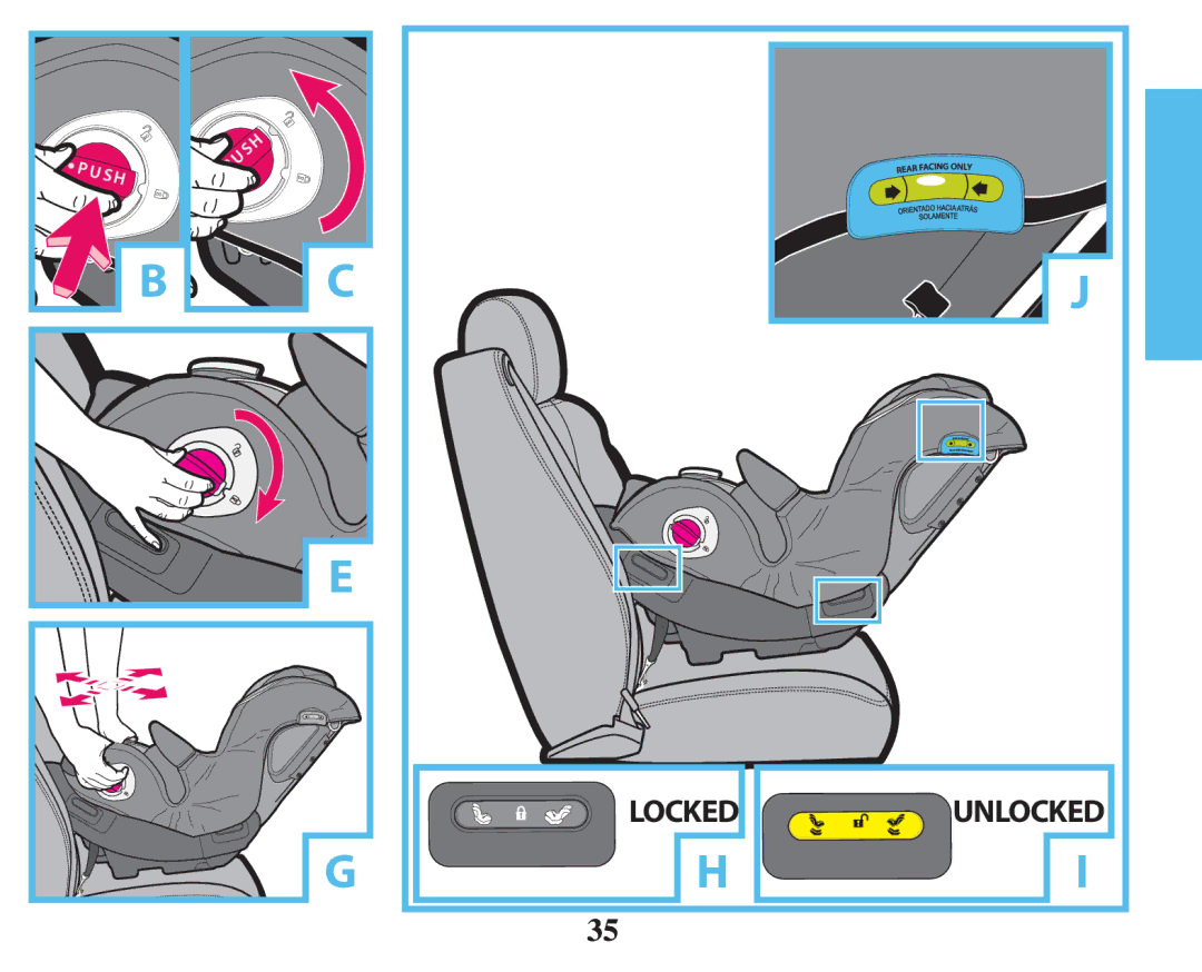 Graco PD238744A owner manual Locked 