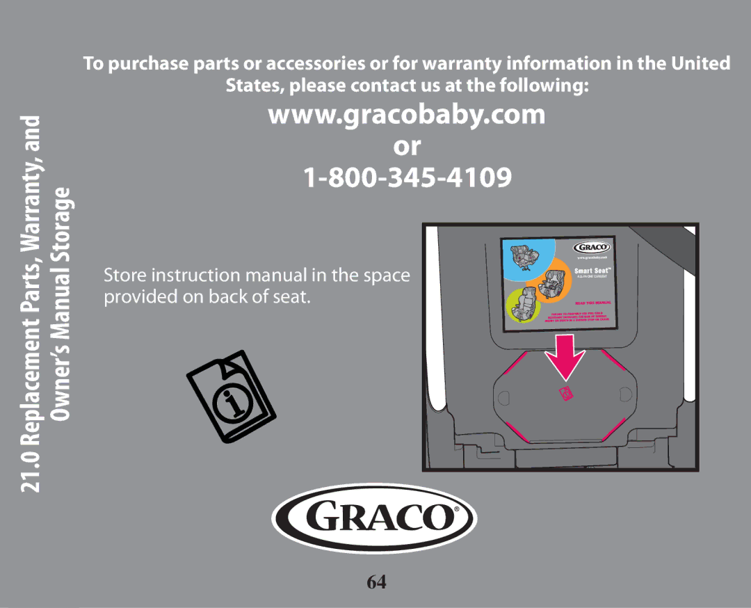 Graco PD238744A owner manual Warranty,and, Replacement Parts 