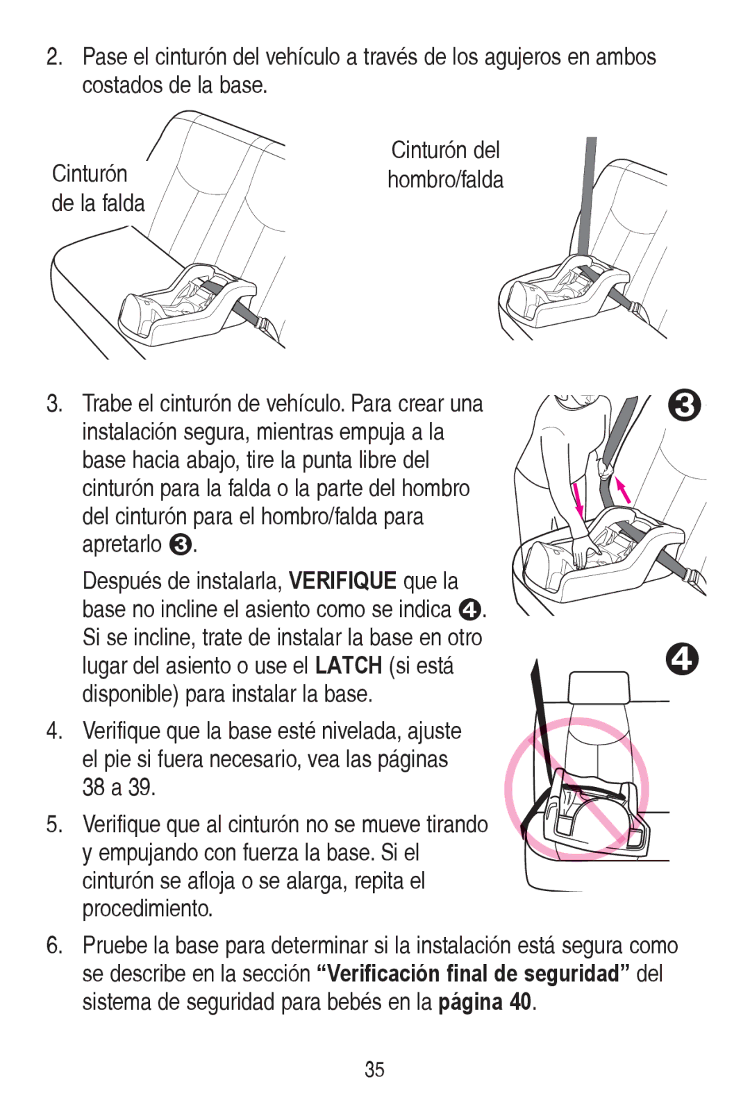 Graco PD240819A owner manual LQWXUyQGHO LQWXUyQKRPEURIDOGD GHODIDOGD, GlvsrqleohSdudLqvwdoduOdEdvh 