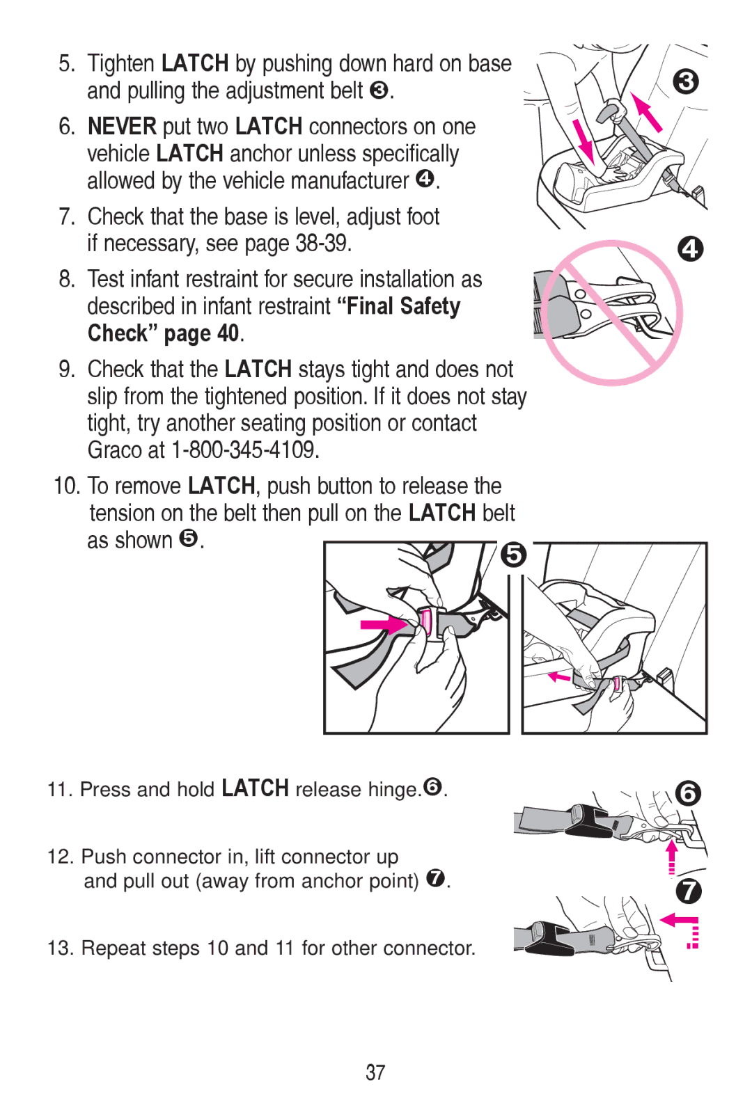 Graco PD240819A owner manual LiQhfhvvdu\VhhSdjh, Check page 40,  *UdfrDw,  DvVkrzq 