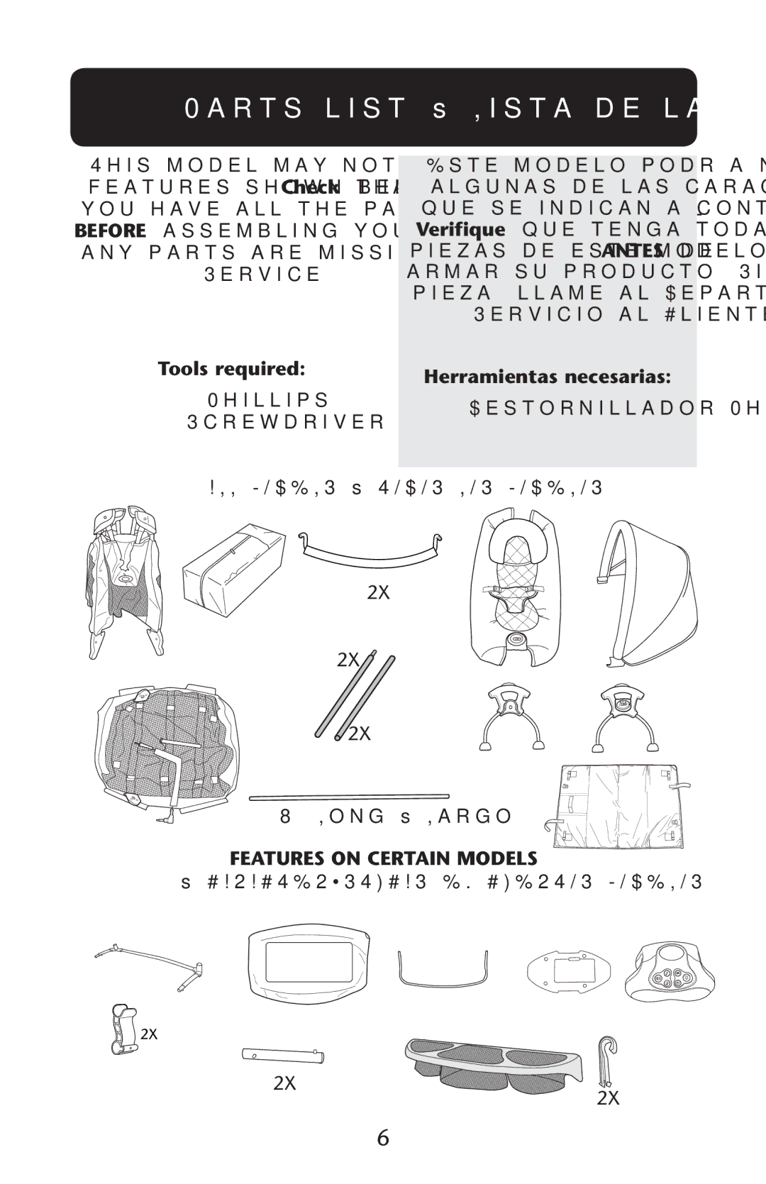 Graco PD245491A owner manual 0ARTSRLIST ss ,ISTASDE Lasapiezas, 8 ,ONGOss,ARGO 