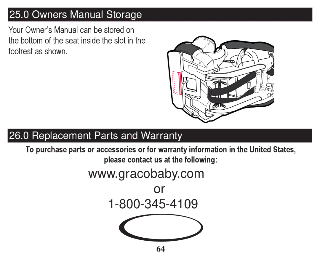 Graco PD246612A owner manual Replacement Parts and Warranty 