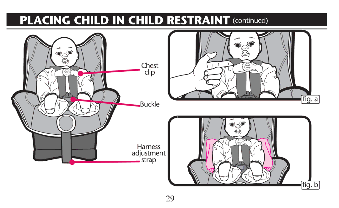 Graco PD247310A owner manual Chest Clip, LGGA Harness Adjustment Strap LGGB 