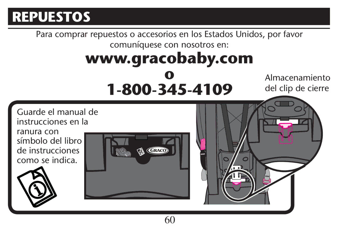 Graco PD247312A owner manual Repuestos, Uarde Eldmanual DE 